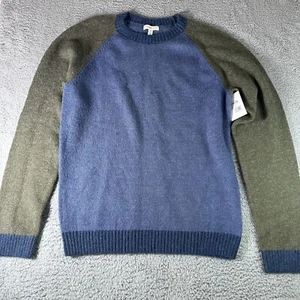 Tucker + Tate Boys Raglan Sleeve Sweater NWT Navy And Olive Green Size XXL 18/20 - Picture 1 of 8