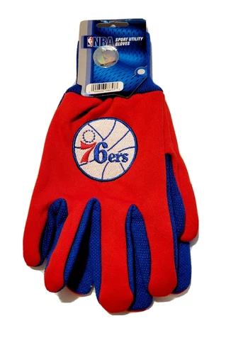 Philadelphia 76ERS Red & Blue NBA Basketball Utility Gloves Cover