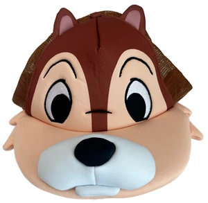 New Disney Parks Costume Chip & Dale "CHIP" Hat Foam Mesh Cap Adult Size - Bild 1 von 2