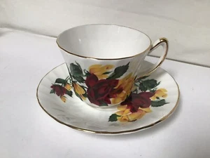 SS11 Vintage Delphine Bone China Floral Teacup & Saucer For Gift set of Only One - Picture 1 of 4