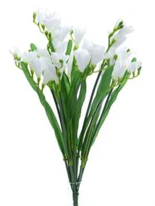 Flores de seda artificial 'Freesia Bush' 52 cm - Imagen 1 de 2
