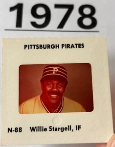 WILLIE STARGELL 1978 MLB BASEBALL TV MEDIENFOLIE PITTSBURGH PIRATES - Bild 1 von 4