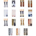Adult Funny Paws Socks for Dog Leopard Claw 3D Print Crew Hosie