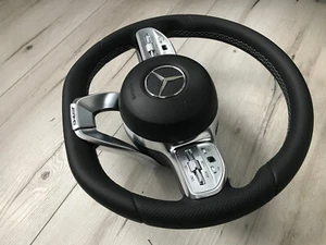 Original Mercedes Sportlenkrad AMG W205 W177 W213 W238 W257 W463 W247 steering - Picture 1 of 19