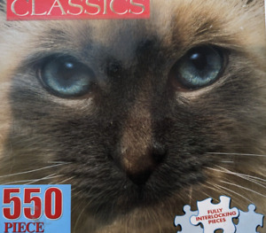 Dalmation Press Classics 550 pc Puzzle, Siamese Cat, Unopened from 2002