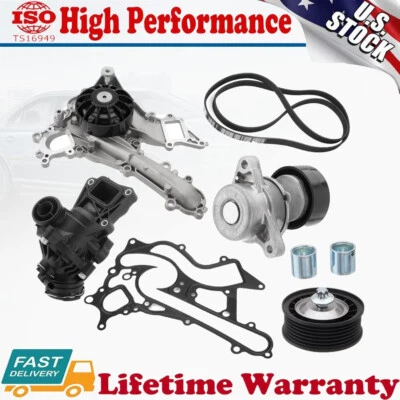 Kit de correa de transmisión bomba de agua con puertas de junta para Mercedes-Benz C300 C350 E350 E400 Foto 1 de 4