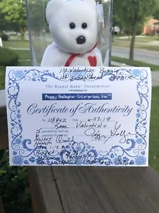 Museum Quality & Authenticated 1993 Valentino Beanie Baby - Error - Picture 1 of 12
