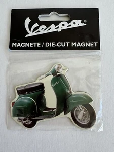 VESPA OEM DIE CUT Magnet TOY CUT OUT MOTORCYCLE SCOOTER (Green Vespa Special) - Picture 1 of 2