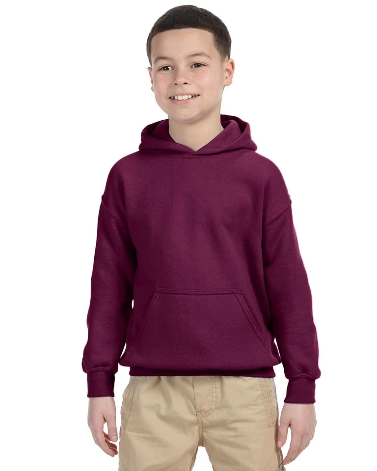 Sudadera con Capucha Gildan Juvenil Mezcla Pesada Niños Niñas 8 OZ 50/50 Sudadera con Capucha S-XL G185B Foto 1 de 1