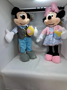 2022 Disney Mickey and Minnie Mouse Easter Door Porch Greeters 24” Brand New NWT - Picture 1 of 6