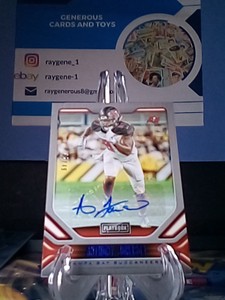 2019 Panini Playbook Anthony Johnson Blue Rc 42/49  Authentic Autograph #195...