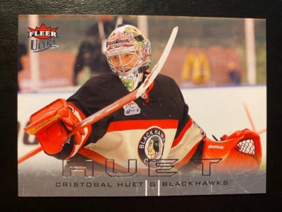 Cristobal Huet 2009-10 NHL Fleer Ultra #34 Chicago Blackhawks - Image 1 of 2