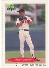 RANDY BROWN 1991 Classic Best #131  ROOKIE ID:7927