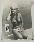 BRIGITTE BARDOT 1961 Original paparazzi 1/1 photo By Italy's News Roma IMS RARE+