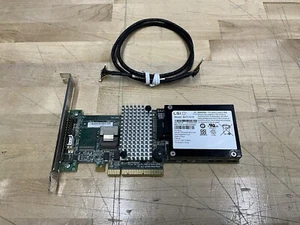 LSI MegaRaid L3-25121 SAS Controller Card 6gb/s 2.0x8 PCI-E & BBU BAT1S1P IBBU08 - Picture 1 of 13