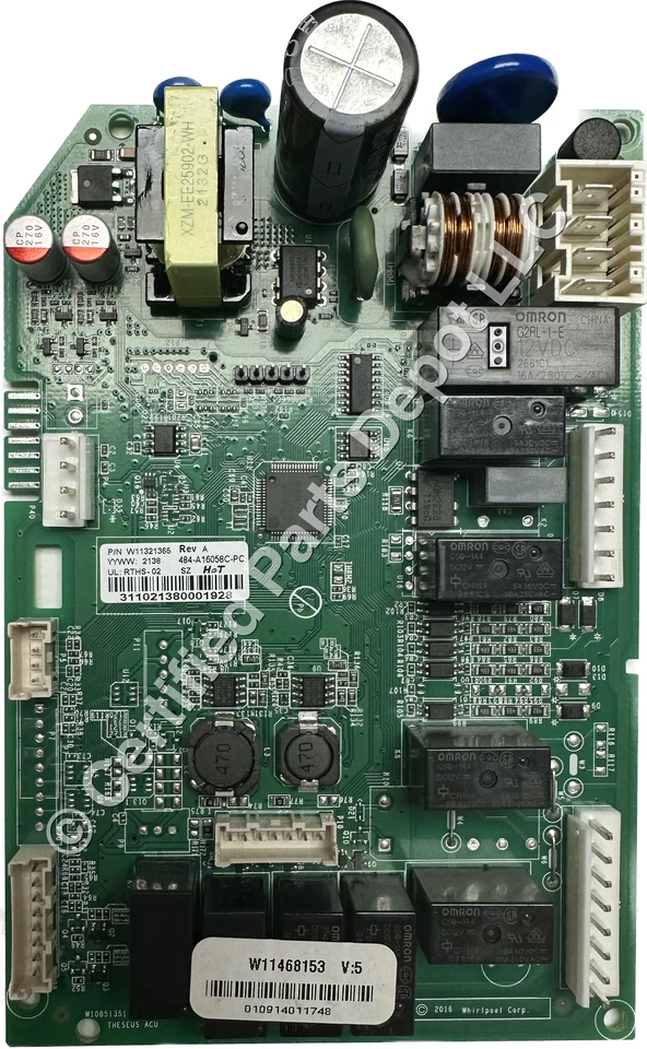 New Genuine OEM Whirlpool Refrigerator Control Board W11556912 / W11321365 - Image 1 of 1