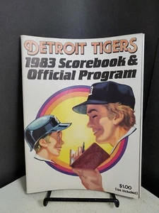 LIBRO DE MARCADORES DETROIT TIGERS 7-11-1983 PROGRAMA OFICIAL vs California Angels anotado - Imagen 1 de 9