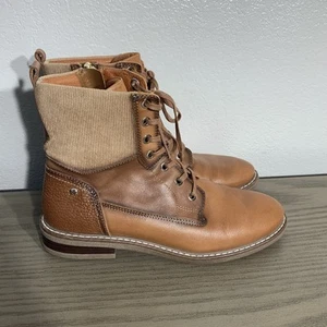 Pikolinos Aldaya Lace Up Ankle Boots Size 39/9/9.5 US Brown Women’s Botin Mujer - Picture 1 of 19