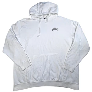 Lost Surfboards Mayhem Hoodie Mens XXL White Sweatshirt Drawstring Skater Surfer - Picture 1 of 7