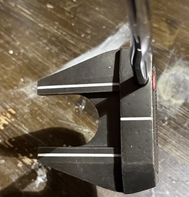 Odyssey O-Works Black 7 Tank Putter 35" Winn 17” Red New Grip Mens RH- H/C Incl - Image 1 of 4