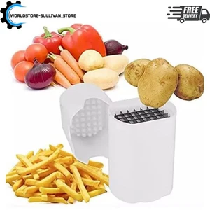 Potato Chopper Chipper French Fries Maker Vegetable Cutter Kitchen Tool - Picture 1 of 6