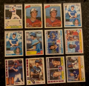 DALE MURPHY CARD LOT 1979-1984 (12 TOTAL)............NRMT - Picture 1 of 2