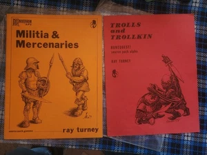 1st Print Militia & Mercenaries Runequest SP5 Trolls & Trllkins - Picture 1 of 8
