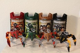 Bionicle Visorak Lot 8742 8744 8745 8746 w/ Cans & Manuals &ndash; See Desc
