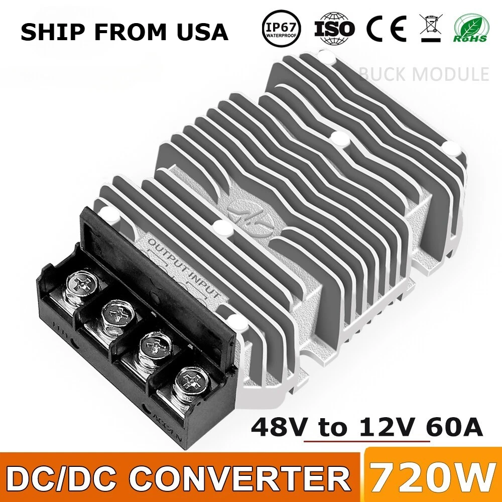 Convertidor Buck DC DC Impermeable 12V 24V A 5V Convertidor