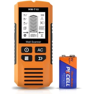 5-in-1 Wall Scanner, Center Finder, and Stud Locating Tool with LCD Display –... - Picture 1 of 7