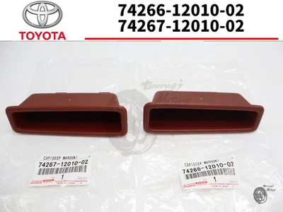 TOYOTA OEM COROLLA LEVIN TRUENO AE86 Primer Modelo LH y RH Puerta Interior Tirador Taza Foto 1 de 4