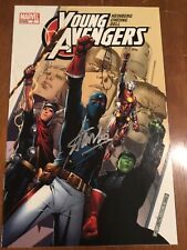 Young Avengers #2 First Print Signed 2X By Stan Lee, And Quesada NM/NM+