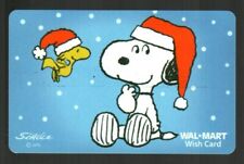 WALMART Snoopy and Woodstock Wearing Santa Hats 2007 Gift Card ( $0 )