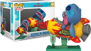 FUNKO POP DISNEY LILO & STITCH - STITCH IN ROCKET #102 SHIPS USPS PRIORITY MAIL - Picture 1 of 1