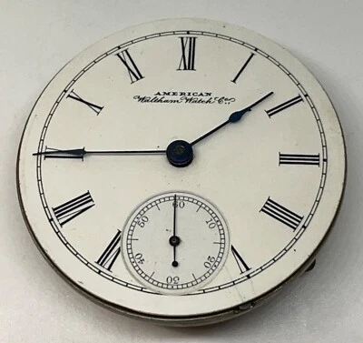 RELOJ BOLSILLO WALTHAM MOVIMIENTO 18s 11 Joyas 1894 Funciona Foto 1 de 4