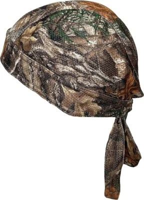 Real Tree Edge Camo Camouflage  Doo Rag Durag Skull Cap Sweatband Capsmith - Image 1 of 4