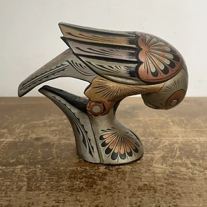 Pájaro pintado de madera artesanal vintage loro sudamericano Artesania - Imagen 1 de 12