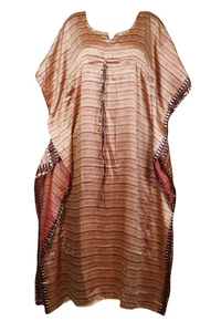 Womens Maxi Kaftan Printed Beach Cover Up Maternity Resort Wear Summer Dress XL 