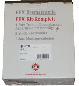 PEX Kit 6 Ford Fiesta III 1.4 GFJ Bremse hinten Bremsbacken Radbremszylinder - Bild 1 von 1