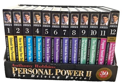 Anthony Robbins Personal Power II Cassettes The Driving Force! Complete Set ! Foto 1 de 4