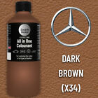 Leather Paint for MERCEDES Seats All in One Dye for Repairing 43 Colours 250ml