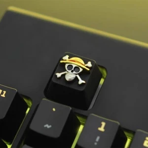 One Piece Anime Theme Key cap Zinc Alloy Keycaps For Cherry MX Keyboard - Picture 1 of 5