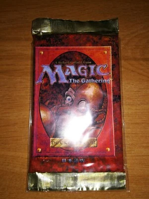 MTG Factory Sealed 4th Fourth Edition Booster Pack Japanese White Border - Imagen 1 de 2