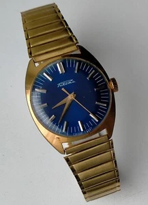 Raketa 2609.NA Gold Plated AU10 Vintage Original Soviet Mechanical Watch 1980s - Picture 1 of 11