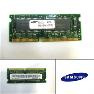 SAMSUNG 64MB SDRAM KMM464S424CT1-FL 100MHz Memory RAM for Laptop - Picture 1 of 1
