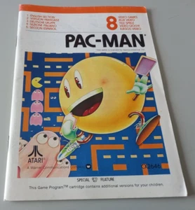 Notice multilingue pour jeu Atari 2600 "Pac-Man" (n°8205P) - Imagen 1 de 3