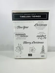 TIMELESS TIDINGS Stamp Set Stampin Up Christmas New Years Moments Memories - Picture 1 of 9
