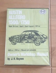 Haynes Austin Allegro 1500/1750 Owners Workshop Manual - Picture 1 of 5