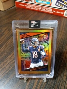 2024 Topps Now Rookie Campaign Caleb Williams Gold 1984 24/50 Bears RC - Picture 1 of 5