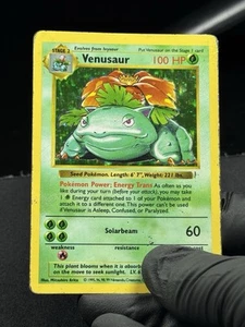 Venusaur 015/102 Base Set (Shadowless) Holo - Bild 1 von 3